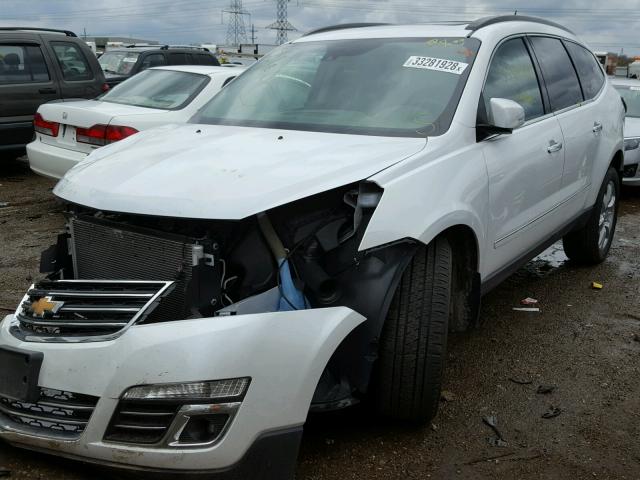 1GNKVJKD9HJ206026 - 2017 CHEVROLET TRAVERSE P YELLOW photo 2