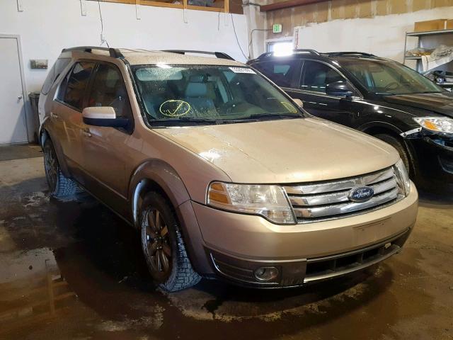 1FMDK02W78GA00508 - 2008 FORD TAURUS X S TAN photo 1