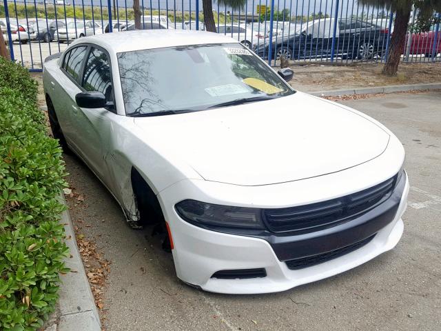 2C3CDXBG9KH500648 - 2019 DODGE CHARGER SX WHITE photo 1