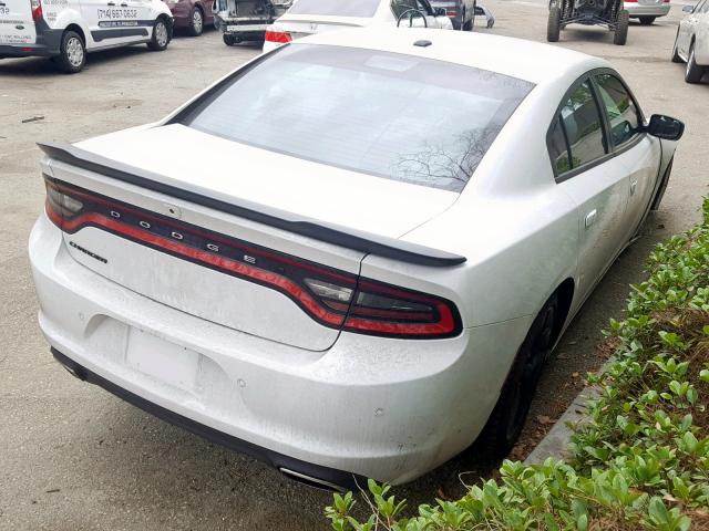 2C3CDXBG9KH500648 - 2019 DODGE CHARGER SX WHITE photo 4