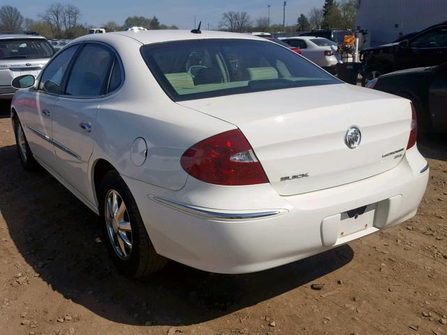 2G4WD582561166962 - 2006 BUICK LACROSSE C WHITE photo 3