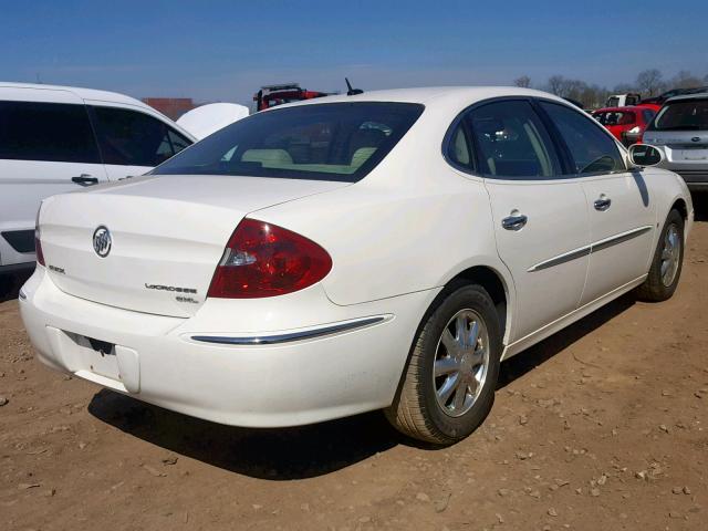 2G4WD582561166962 - 2006 BUICK LACROSSE C WHITE photo 4