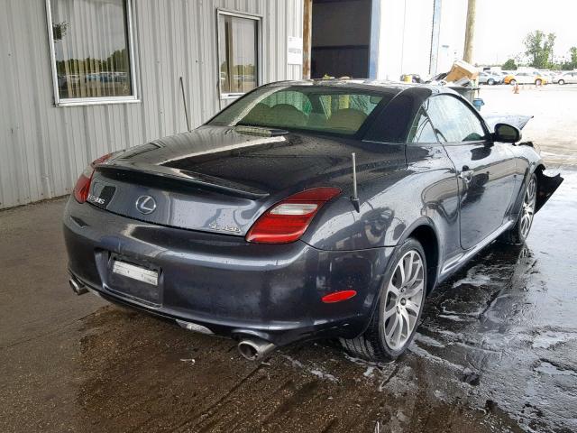 JTHFN45Y979010452 - 2007 LEXUS SC 430 GRAY photo 4