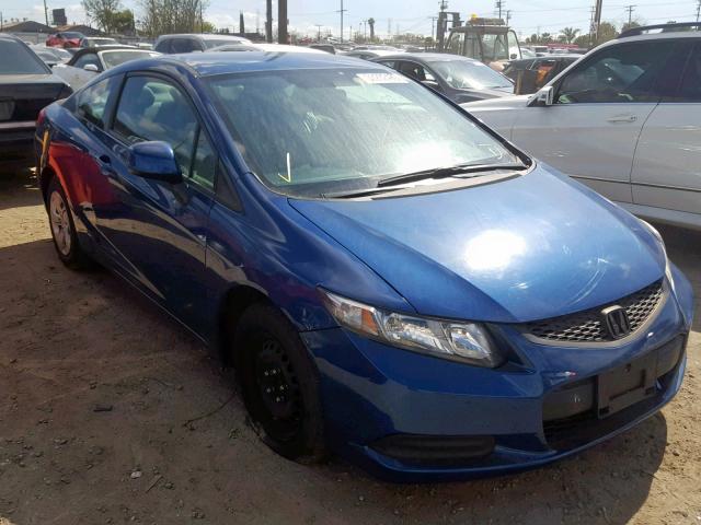 2HGFG3B53DH513598 - 2013 HONDA CIVIC LX BLUE photo 1