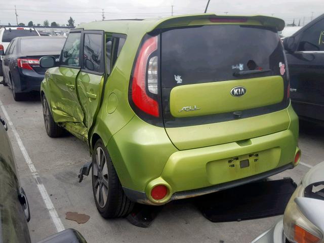 KNDJX3A5XE7710310 - 2014 KIA SOUL ! Yaşıl foto 3