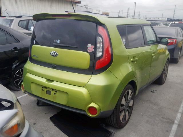 KNDJX3A5XE7710310 - 2014 KIA SOUL ! Yaşıl foto 4
