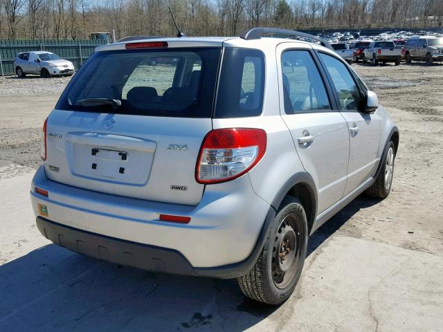 JS2YB5A38A6310422 - 2010 SUZUKI SX4 SILVER photo 4