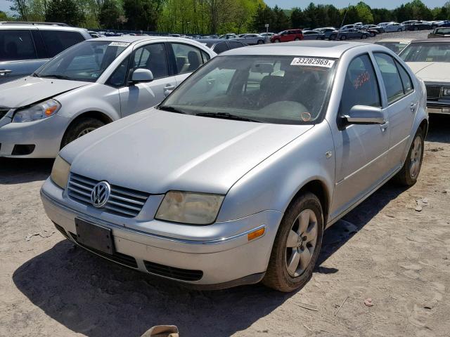 3VWSK69M84M031279 - 2004 VOLKSWAGEN JETTA GLS SILVER photo 2