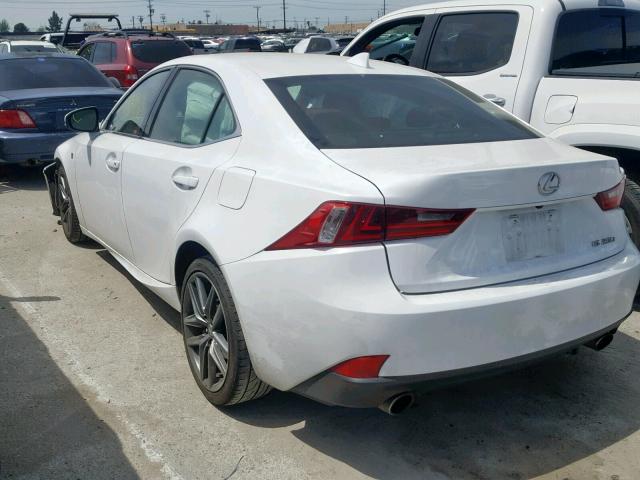 JTHBF1D23E5029610 - 2014 LEXUS IS 250 WHITE photo 3