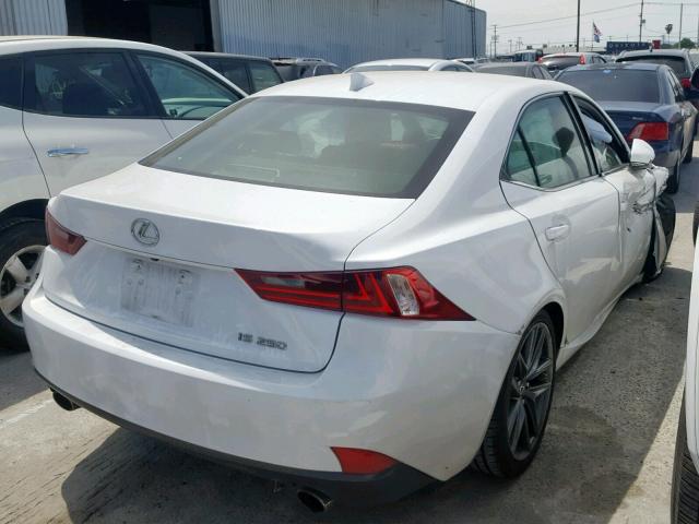 JTHBF1D23E5029610 - 2014 LEXUS IS 250 WHITE photo 4