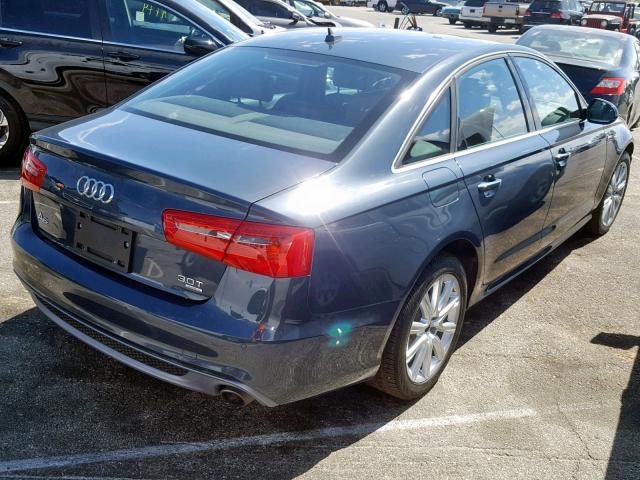 WAUFGAFC7FN017397 - 2015 AUDI A6 PREMIUM BLUE photo 4