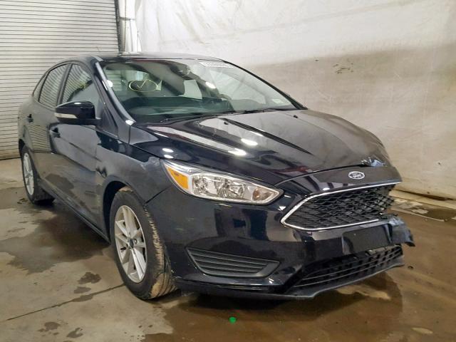 1FADP3F26HL321838 - 2017 FORD FOCUS SE BLACK photo 1