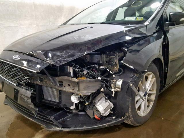 1FADP3F26HL321838 - 2017 FORD FOCUS SE BLACK photo 9