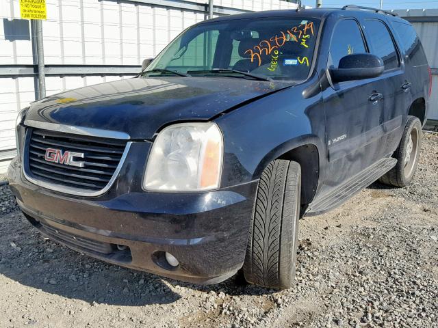 1GKFC13047R366959 - 2007 GMC YUKON BLACK photo 2