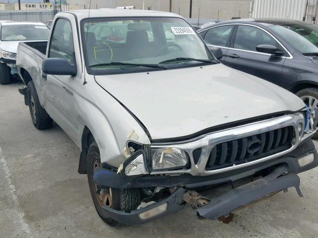 5TENL42N84Z386945 - 2004 TOYOTA TACOMA SILVER photo 1