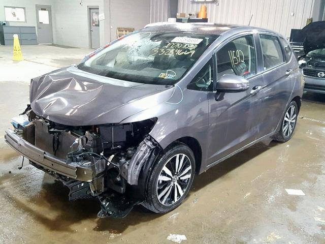 3HGGK5H99JM706554 - 2018 HONDA FIT EX CHARCOAL photo 2