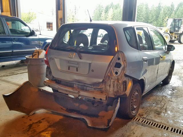 JHMGD38457S005655 - 2007 HONDA FIT BLUE photo 4