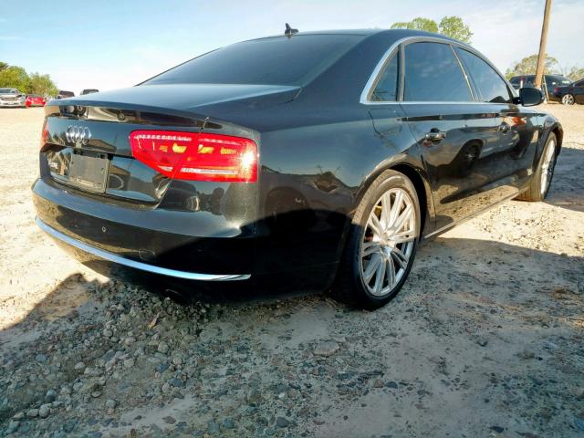 WAURGAFD9DN001110 - 2013 AUDI A8 L QUATT BLACK photo 4