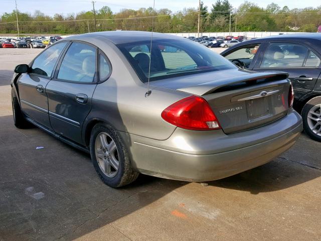 1FAHP56S42A187119 - 2002 FORD TAURUS SEL GRAY photo 3