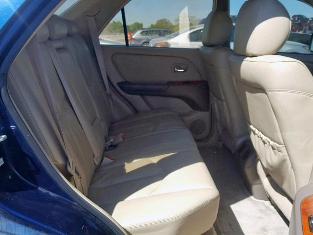 JTJGF10U520120074 - 2002 LEXUS RX 300 BLUE photo 6