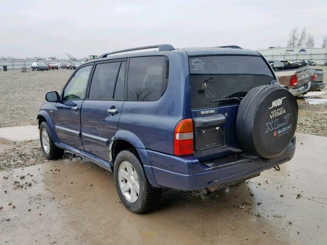 JS3TX92V514105909 - 2001 SUZUKI GRAND VITA BLUE photo 3