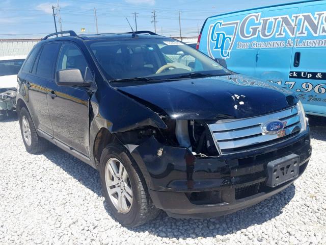 2FMDK36C68BA29331 - 2008 FORD EDGE SE BLACK photo 1