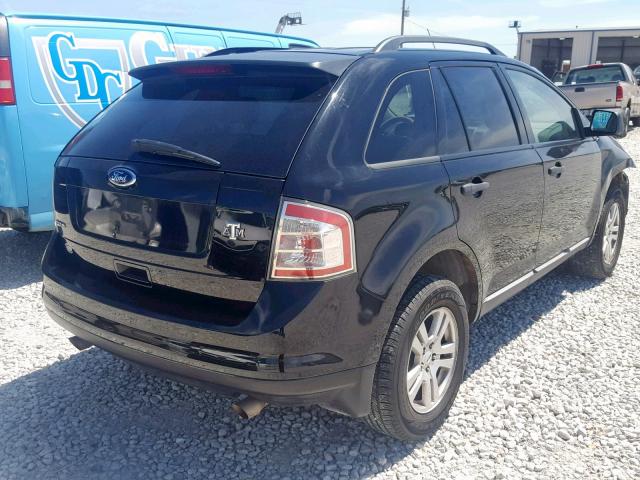 2FMDK36C68BA29331 - 2008 FORD EDGE SE BLACK photo 4