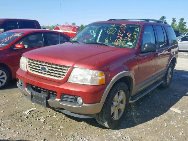 1FMDU64W23UB63555 - 2003 FORD EXPLORER E RED photo 2