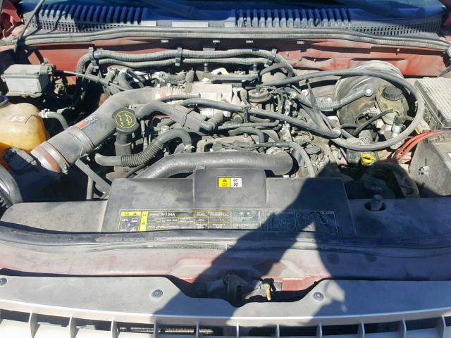 1FMDU64W23UB63555 - 2003 FORD EXPLORER E RED photo 7