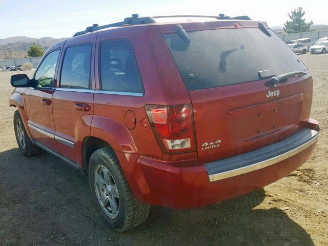 1J4HR58N76C208268 - 2006 JEEP GRAND CHER RED photo 3