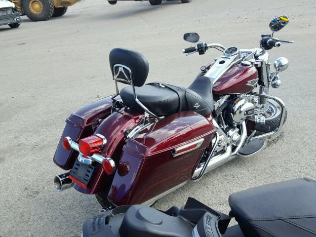 1HD1FBM17EB675002 - 2014 HARLEY-DAVIDSON FLHR ROAD MAROON photo 4