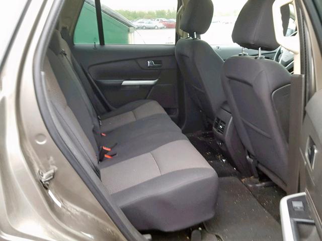 2FMDK4JC7DBE00438 - 2013 FORD EDGE SEL GRAY photo 6