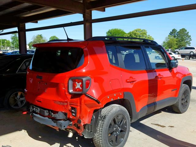 ZACCJBCB8JPH22542 - 2018 JEEP RENEGADE T RED photo 4