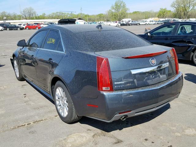 1G6DE5EY2B0100976 - 2011 CADILLAC CTS LUXURY CHARCOAL photo 3