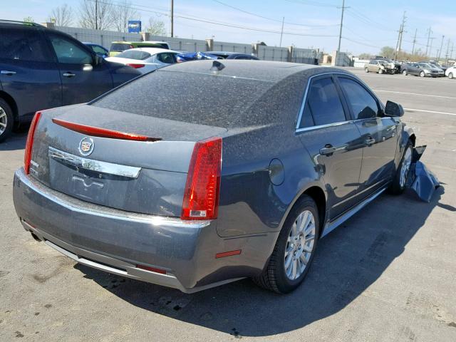 1G6DE5EY2B0100976 - 2011 CADILLAC CTS LUXURY CHARCOAL photo 4