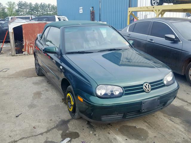 3VWDC21V91M808650 - 2001 VOLKSWAGEN CABRIO GLX GREEN photo 1