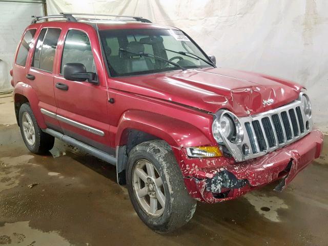 1J4GL58K55W718750 - 2005 JEEP LIBERTY LI RED photo 1