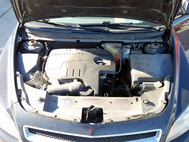 1G1ZG57B59F254460 - 2009 CHEVROLET MALIBU LS BLUE photo 7