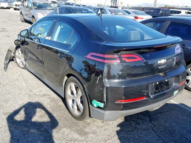 1G1RH6E41DU126955 - 2013 CHEVROLET VOLT BLACK photo 3