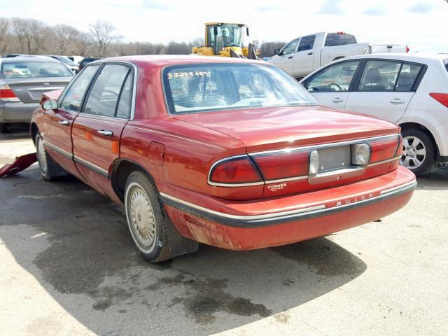 1G4HP52K2WH442360 - 1998 BUICK LESABRE CU RED photo 3