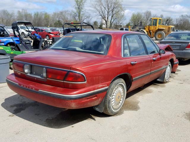 1G4HP52K2WH442360 - 1998 BUICK LESABRE CU RED photo 4