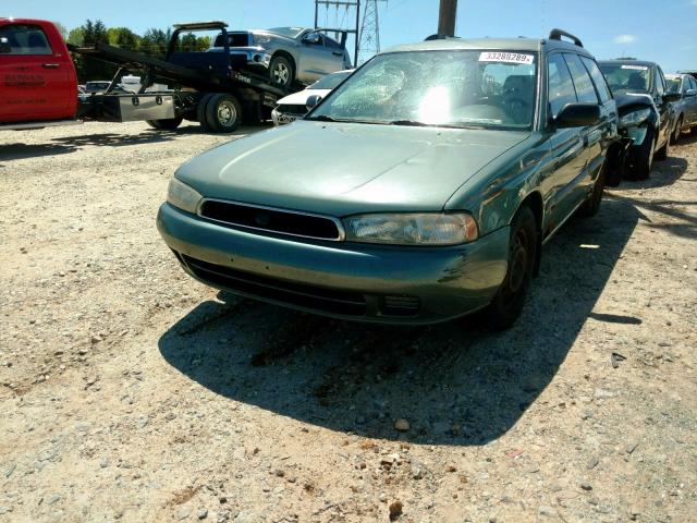 4S3BK4357T7309008 - 1996 SUBARU LEGACY L BLUE photo 2