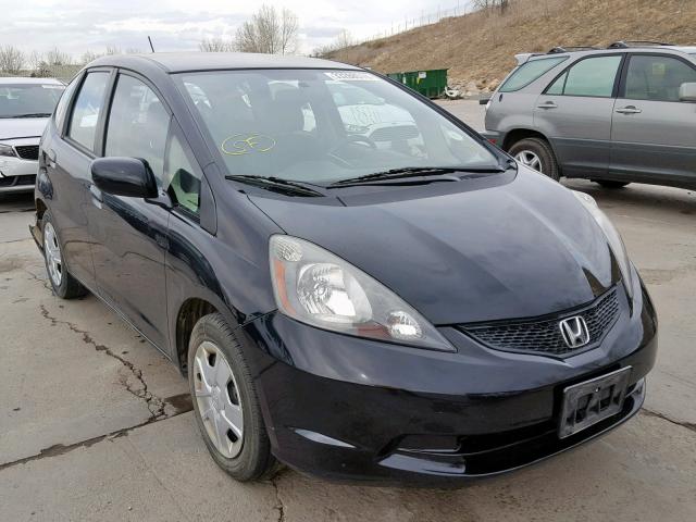 JHMGE8H35DC065118 - 2013 HONDA FIT BLACK photo 1