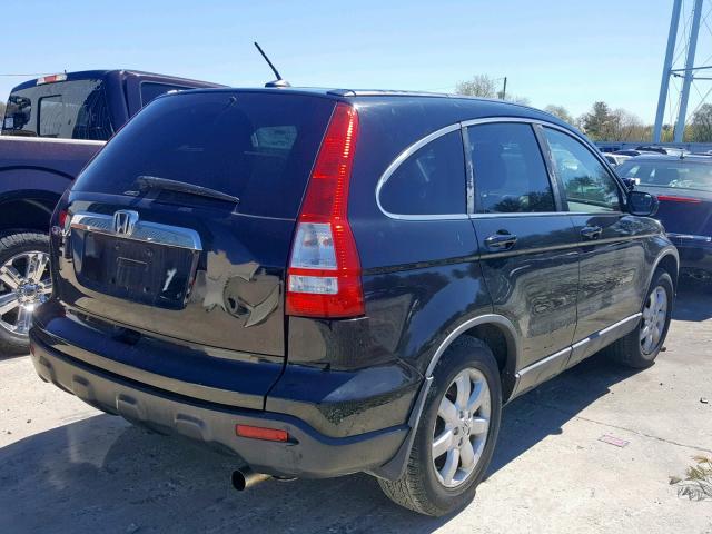 5J6RE48749L034501 - 2009 HONDA CR-V EXL BLUE photo 4