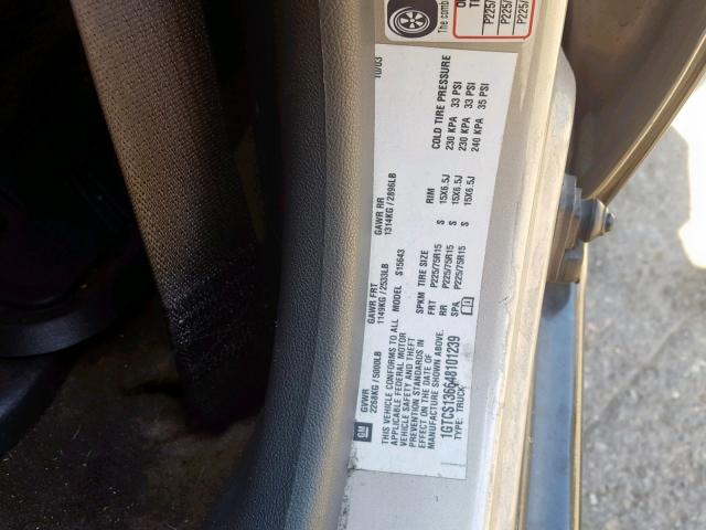 1GTCS136648101239 - 2004 GMC CANYON BLACK photo 10