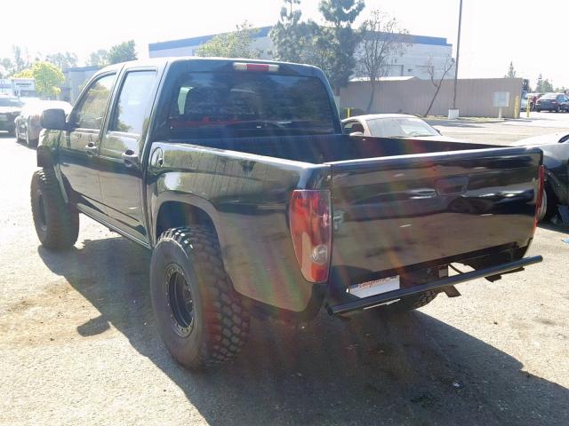 1GTCS136648101239 - 2004 GMC CANYON BLACK photo 3