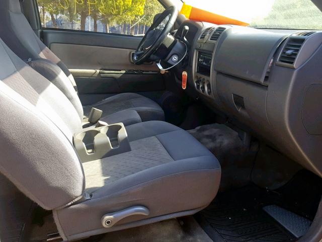 1GTCS136648101239 - 2004 GMC CANYON BLACK photo 5