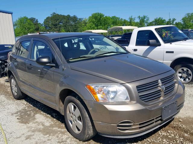 1B3HB28B07D288086 - 2007 DODGE CALIBER TAN photo 1