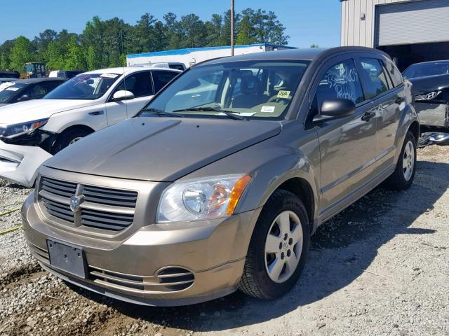 1B3HB28B07D288086 - 2007 DODGE CALIBER TAN photo 2