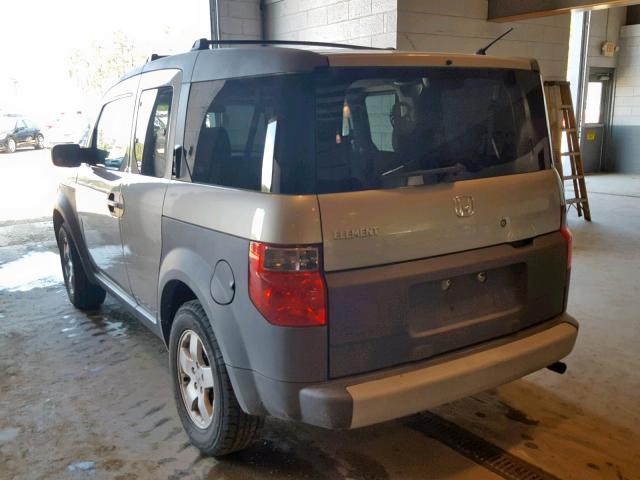 5J6YH28553L021138 - 2003 HONDA ELEMENT EX SILVER photo 3